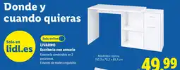 Lidl Lidl livarno escritorio con armario oferta