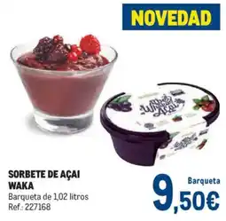 Makro Waka sorbete de açaí oferta