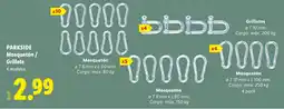 Lidl Parkside mosquetón / grillete oferta