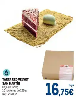 Makro San Martín tarta red velvet oferta