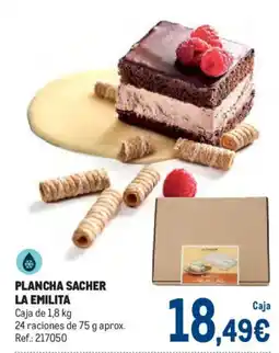 Makro La emilita plancha sacher oferta