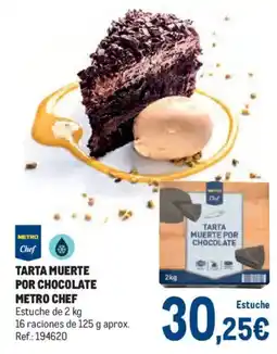 Makro Metro Chef tarta muerte por chocolate oferta