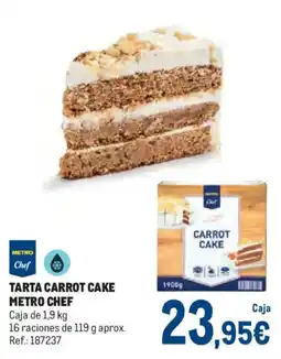 Makro Metro Chef tarta carrot cake oferta