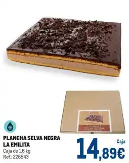 Makro La emilita plancha selva negra oferta
