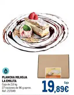 Makro La Emilita plancha milhoja oferta