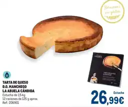 Makro La abuela cándida tarta de queso oferta