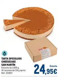 Makro San Martín tarta speculoos cheesecake oferta