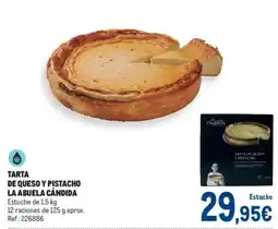 Makro La abuela cándida tarta de queso y pistacho oferta