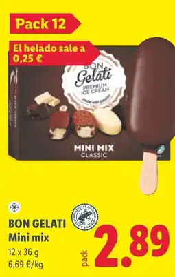Lidl Bon gelati mini mix oferta