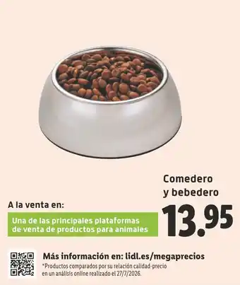 Comedero y bebedero