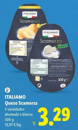 Lidl Italiamo queso scamorza oferta