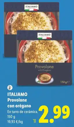 Lidl Italiamo provolone con orégano oferta