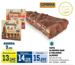 Makro AlmondY tarta almendra daim o toblerone oferta