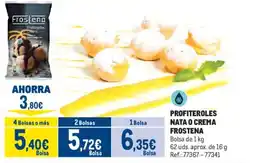 Makro Frostena profiteroles nata o crema oferta