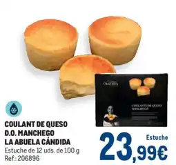Makro La Abuela Cándida coulant de queso oferta