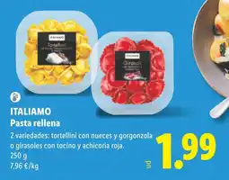 Lidl Italiamo pasta rellena oferta