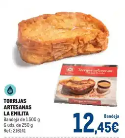 Makro La Emilita torrijas artesanas oferta