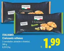 Lidl Italiamo croissants rellenos oferta