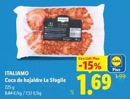 Lidl Italiamo coca de hojaldre le sfoglie oferta