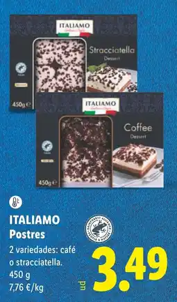 Lidl Italiamo postres oferta