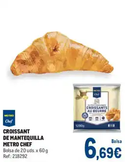 Makro Metro Chef croissant de mantequilla oferta
