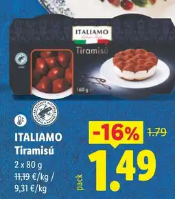 Lidl Italiamo Tiramisú oferta