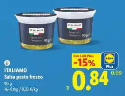 Lidl Italiamo salsa pesto fresco oferta