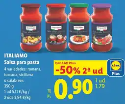 Lidl Italiamo salsa para pasta oferta