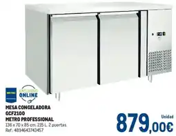 Makro Metro Professional mesa congeladora oferta