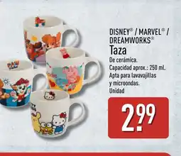 ALDI DISNEY/MARVEL / DREAMWORKS Taza oferta