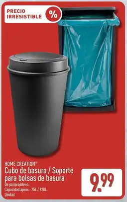 ALDI HOME CREATION Cubo de basura / Soporte para bolsas de basura oferta