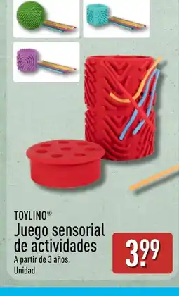 ALDI TOYLINO Juego sensorial de actividades oferta