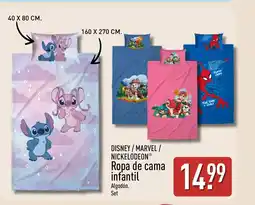 ALDI DISNEY / MARVEL / NICKELODEON Ropa de cama infantil oferta