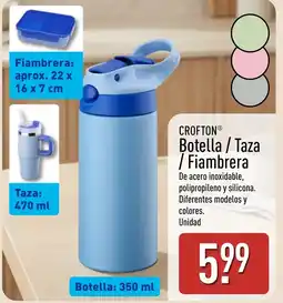 ALDI CROFTON®Botella / Taza / Fiambrera oferta