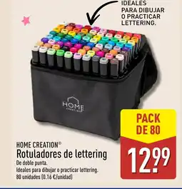 ALDI HOME CREATION Rotuladores de lettering oferta