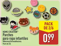 ALDI HOME CREATION Parches para ropa infantiles oferta