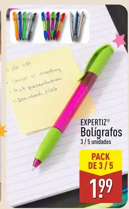 ALDI EXPERTIZ Bolígrafos oferta