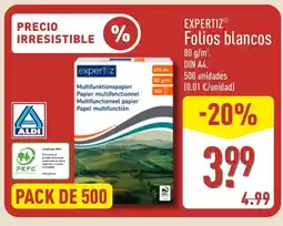 ALDI EXPERTIZ Folios blancos oferta