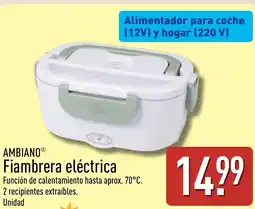 ALDI AMBIANO Fiambrera eléctrica oferta