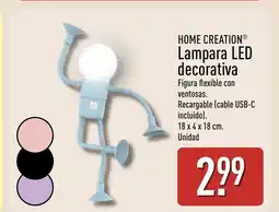 ALDI HOME CREATION Lampara LED decorativa oferta