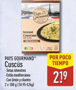 ALDI PAYS GOURMAND Cuscús oferta
