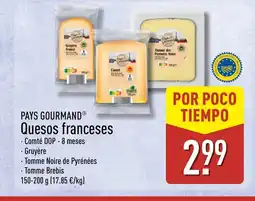 ALDI PAYS GOURMAND Quesos franceses oferta
