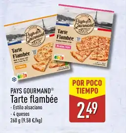 ALDI PAYS GOURMAND Tarte flambée oferta