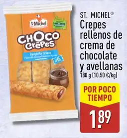 ALDI ST. MICHEL Crepes rellenos de crema de chocolate y avellanas oferta