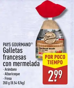 ALDI PAYS GOURMAND Galletas francesas con mermelada oferta