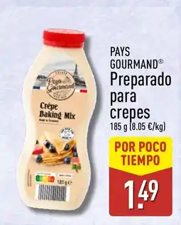ALDI PAYS GOURMAND Preparado para crepes oferta