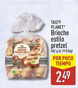 ALDI TASTY PLANET Brioche estilo pretzel oferta