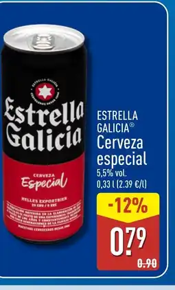 ALDI ESTRELLA GALICIA Cerveza especial oferta