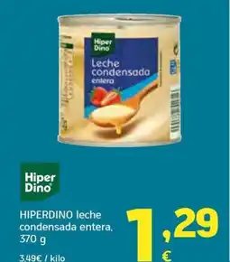HiperDino HIPERDINO leche condensada entera oferta