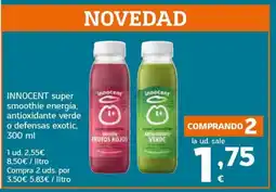 HiperDino INNOCENT super smoothie energía, antioxidante verde o defensas exotic oferta